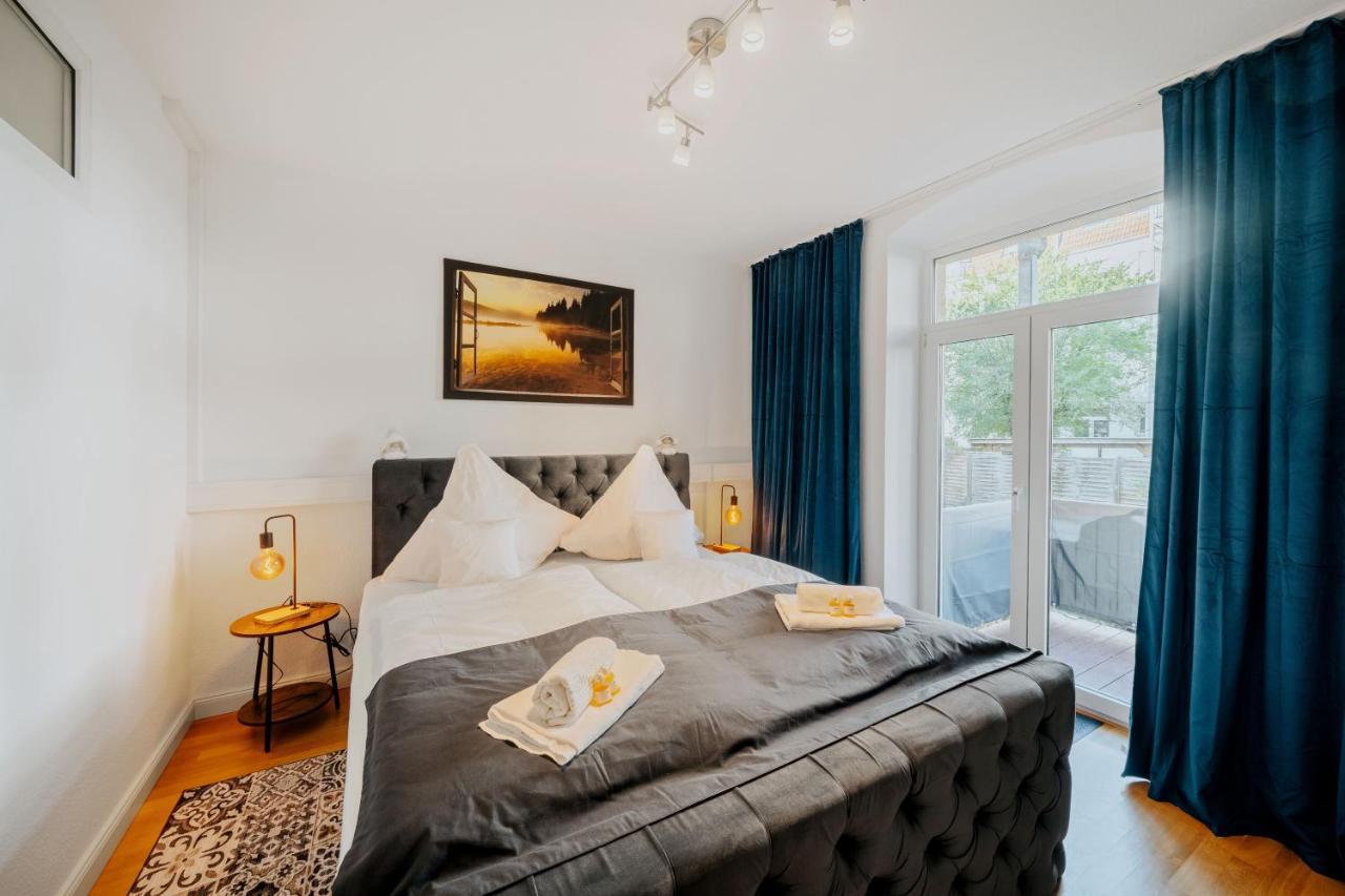 Blissplace 3 Zi Premium Nahe Getec Arena Mit Kingsize Betten Und Balkon Apartment *